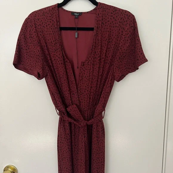 Rails Maroon Polka dot Jumpsuit S - Picture 4 of 5